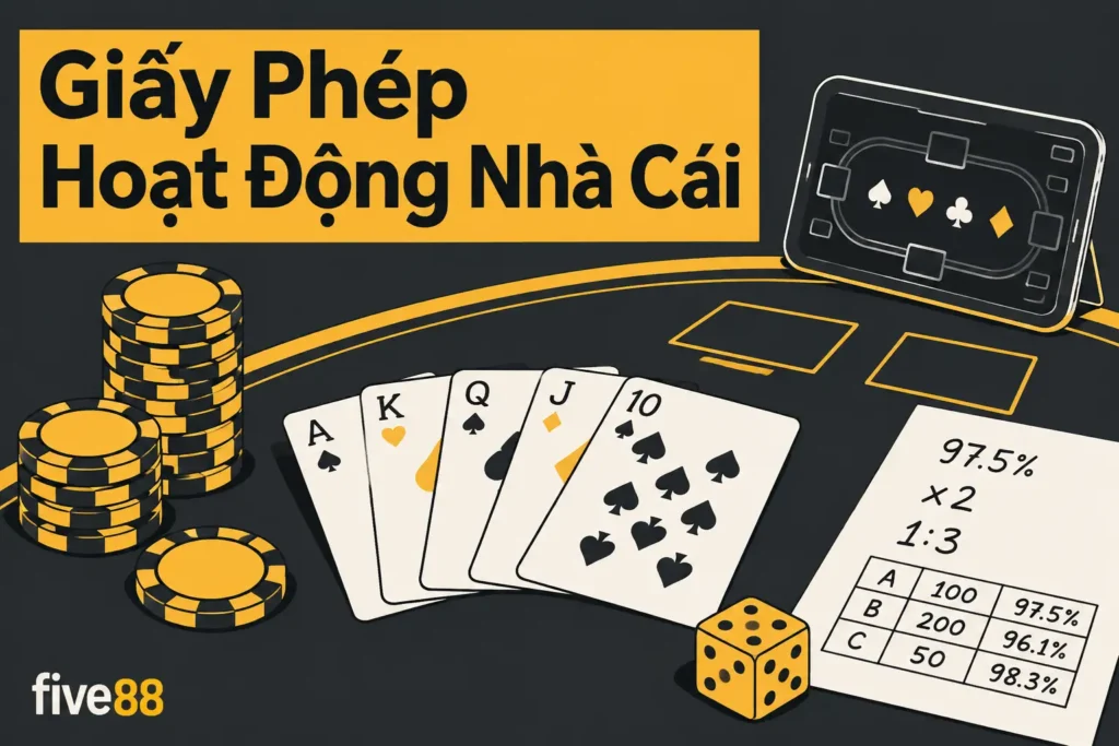 Giấy phép hoạt động nhà cái chính là văn bản pháp lý do cơ quan có thẩm quyền của một quốc gia hoặc vùng lãnh thổ cấp